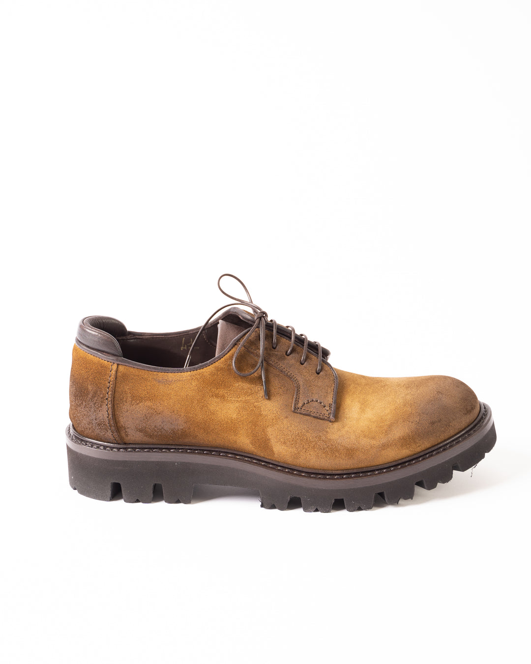 Derby Allacciata Crosta Curry 