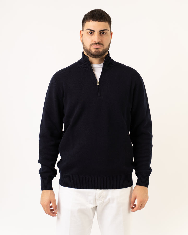 Lupetto Zip Blue 