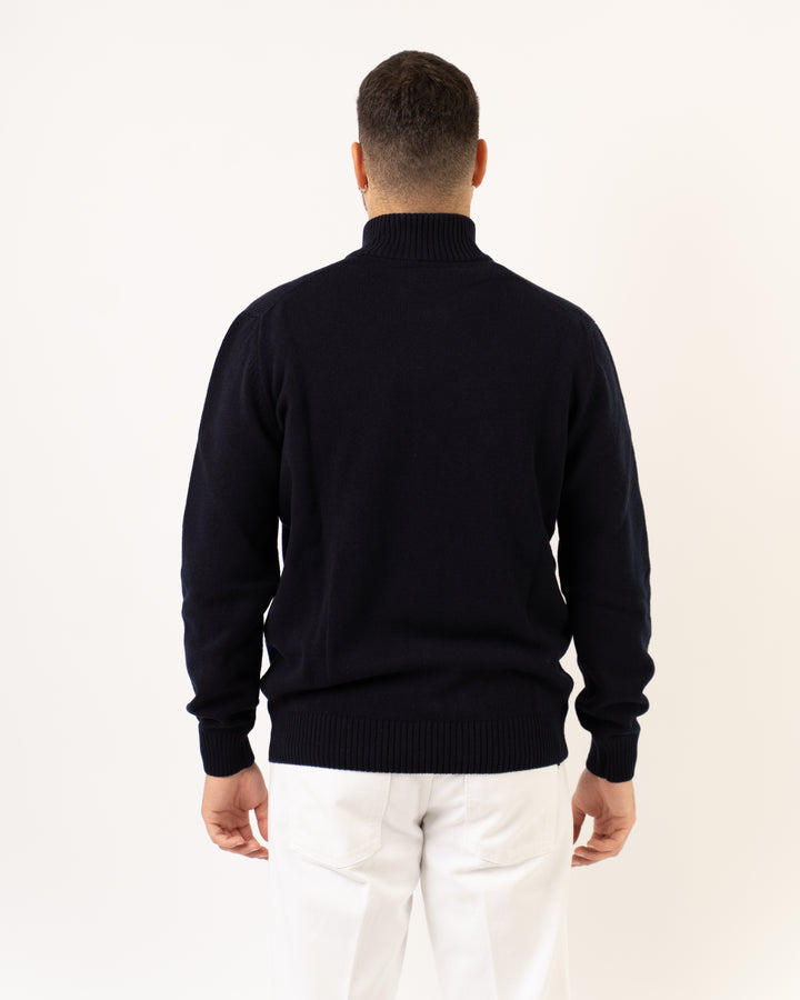 Lupetto Zip Blue 