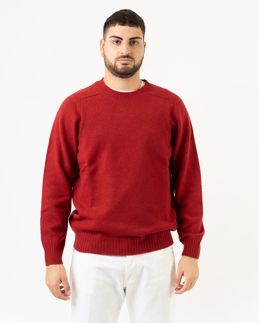 Girocollo Raglan Rosso 