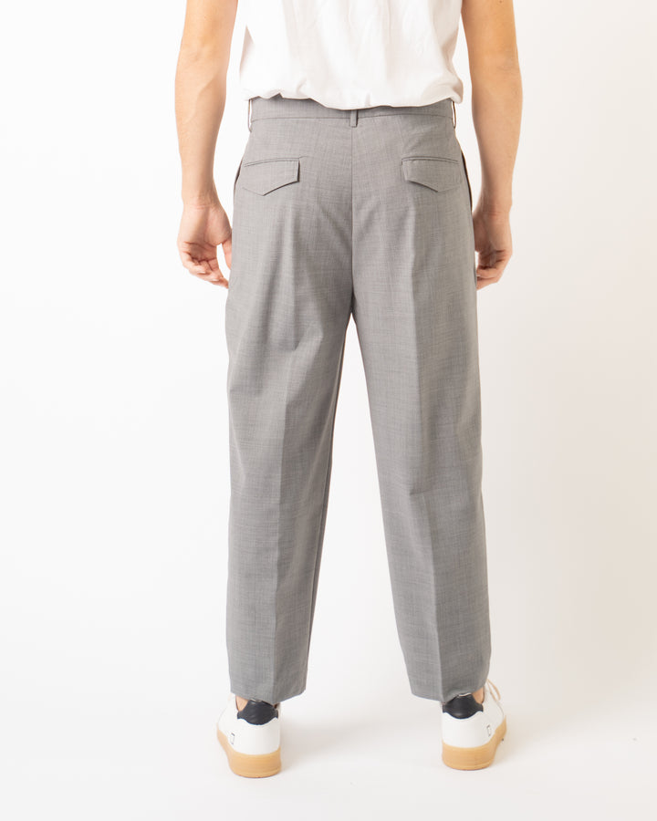 Pantalone Luca Doppia Pence Grigio