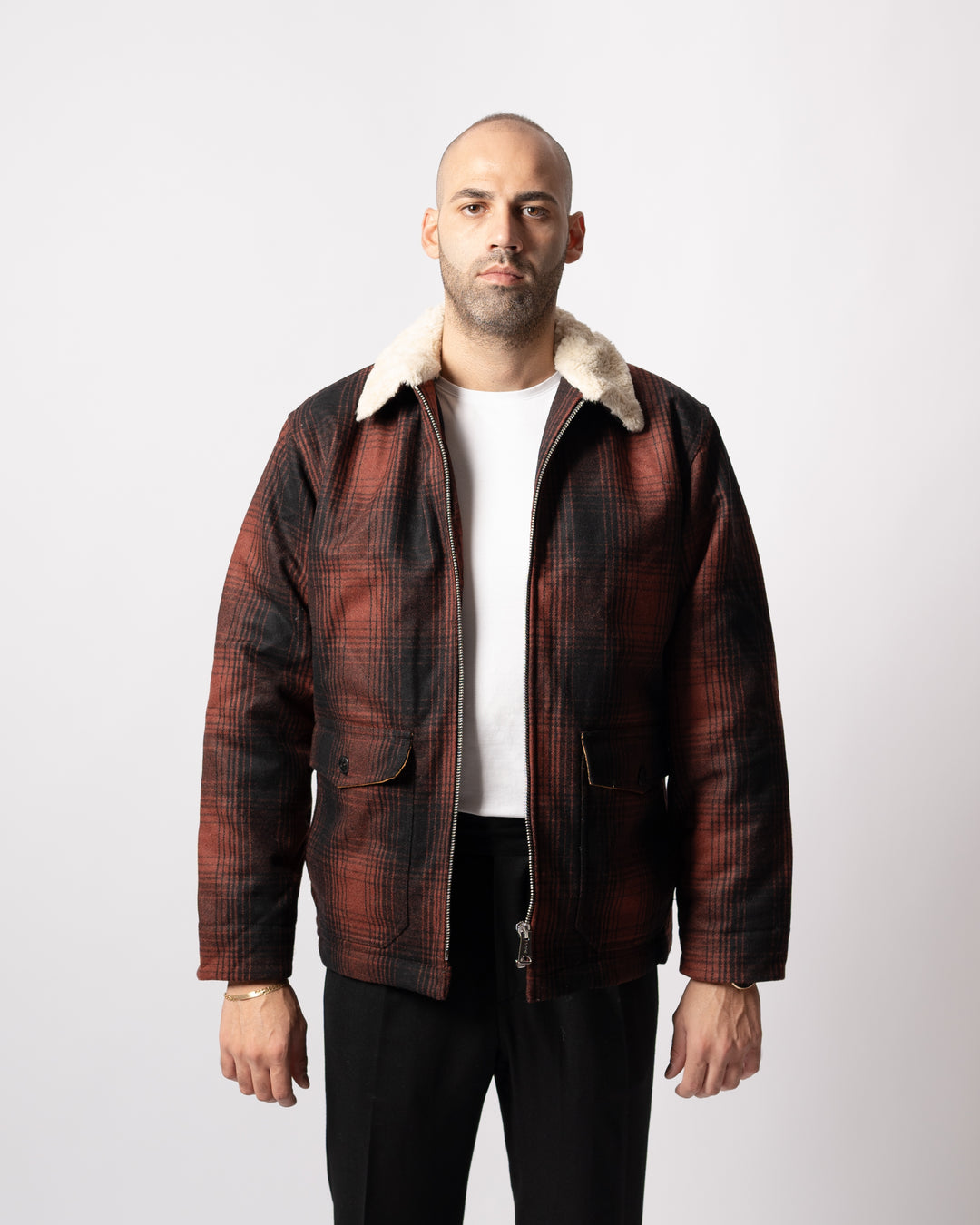 Giacca Ranch Tartan Rosso 