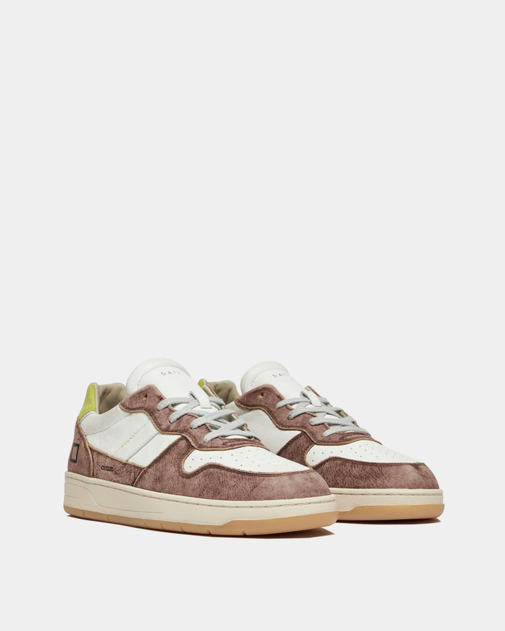 COURT 2.0 COLORED WHITE-BROWN<BR/> 