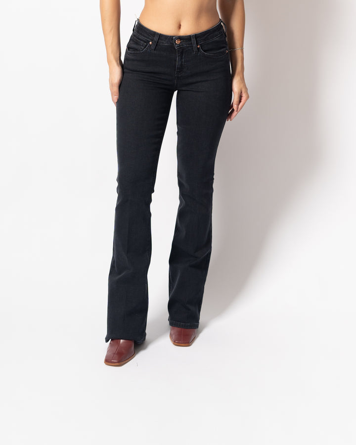 JEANS ZAMPA BREDA NERO 
