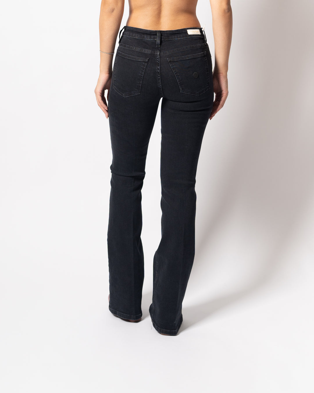 JEANS ZAMPA BREDA NERO 