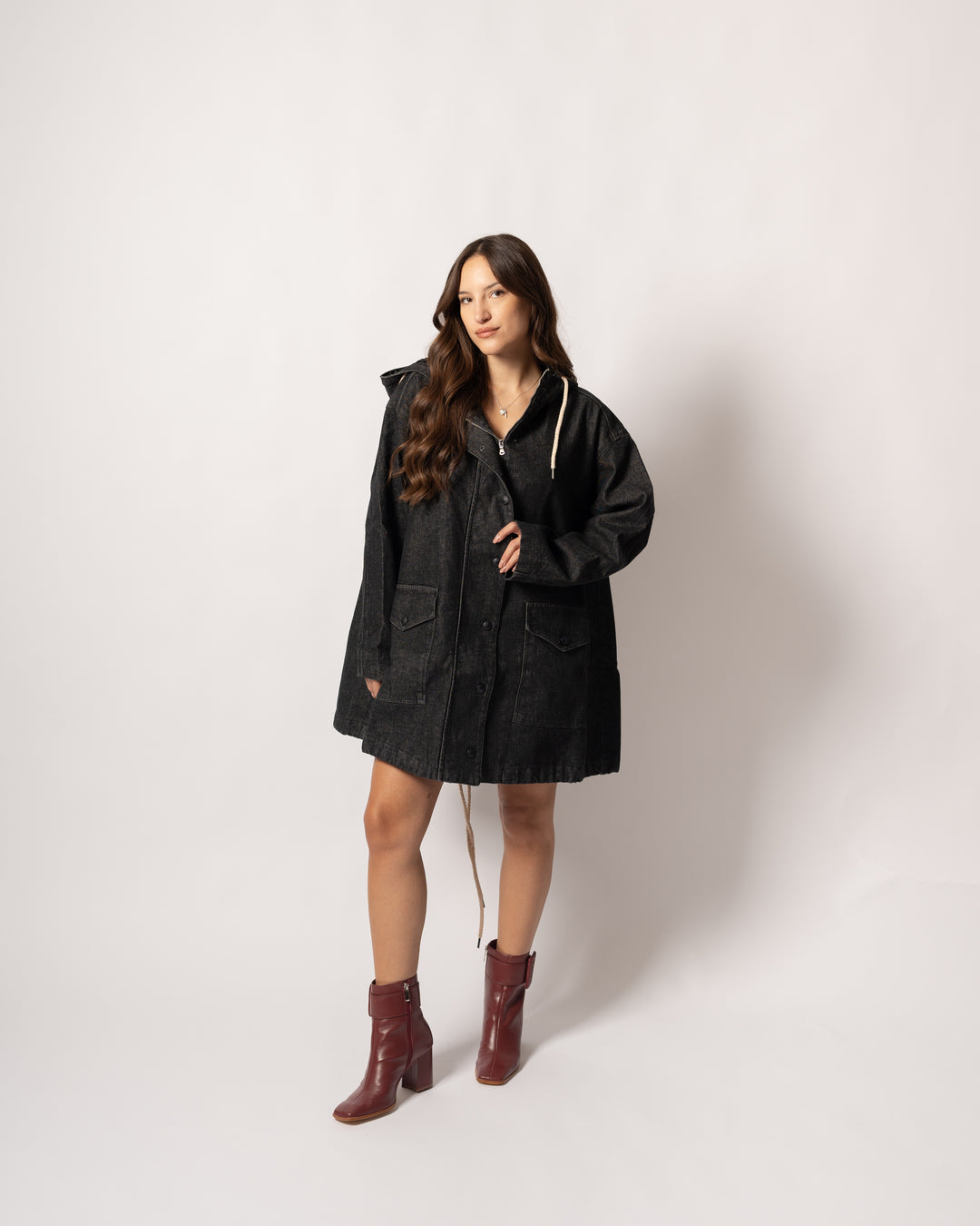 PARKA DENIM PAGE NERO 