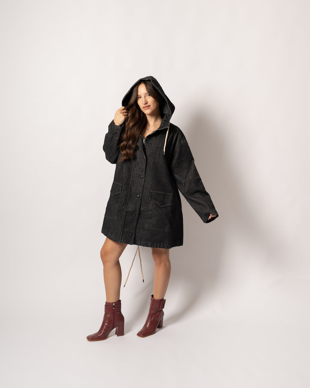 PARKA DENIM PAGE NERO 