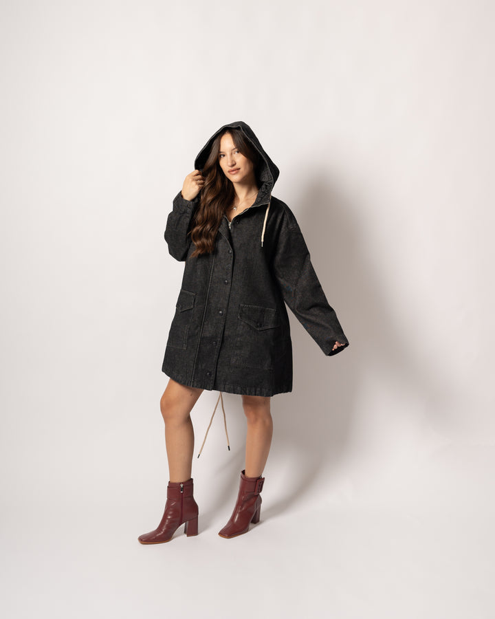 PARKA DENIM PAGE NERO 