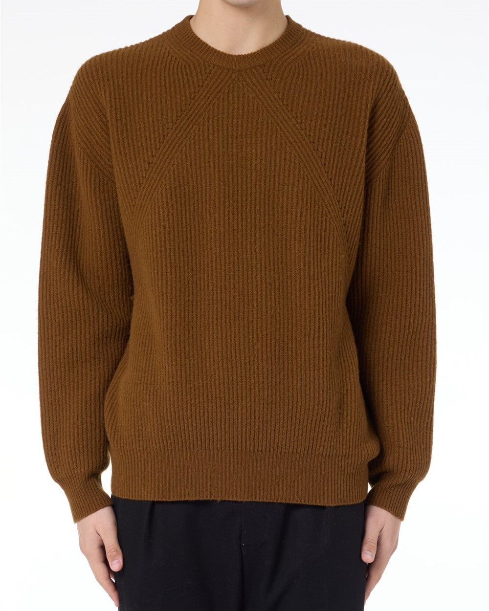 Maglione Costine Ruggine 