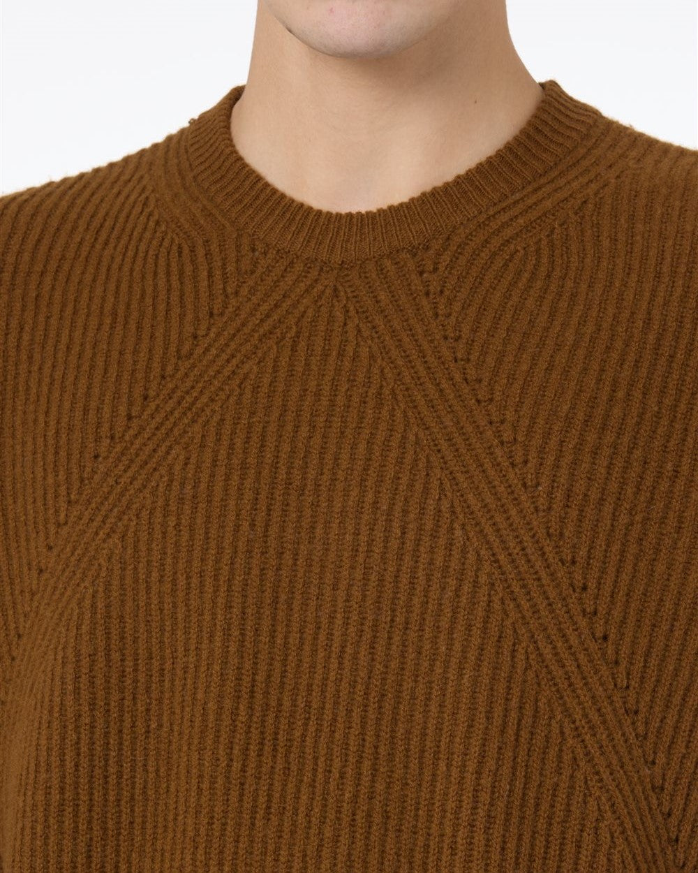 Maglione Costine Ruggine 