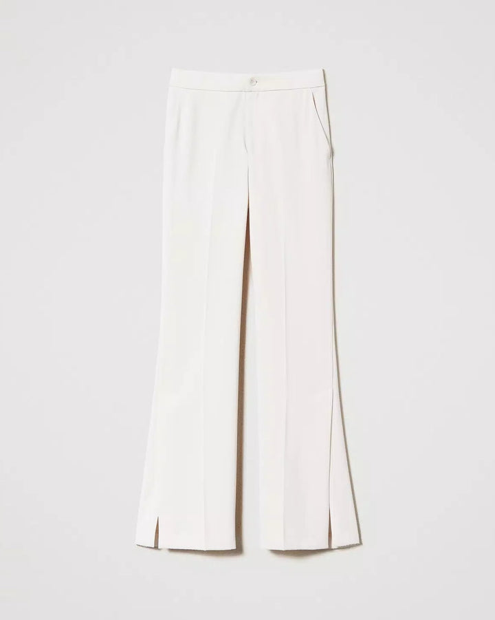 Pantaloni Zazmpa Spacchi Panna 