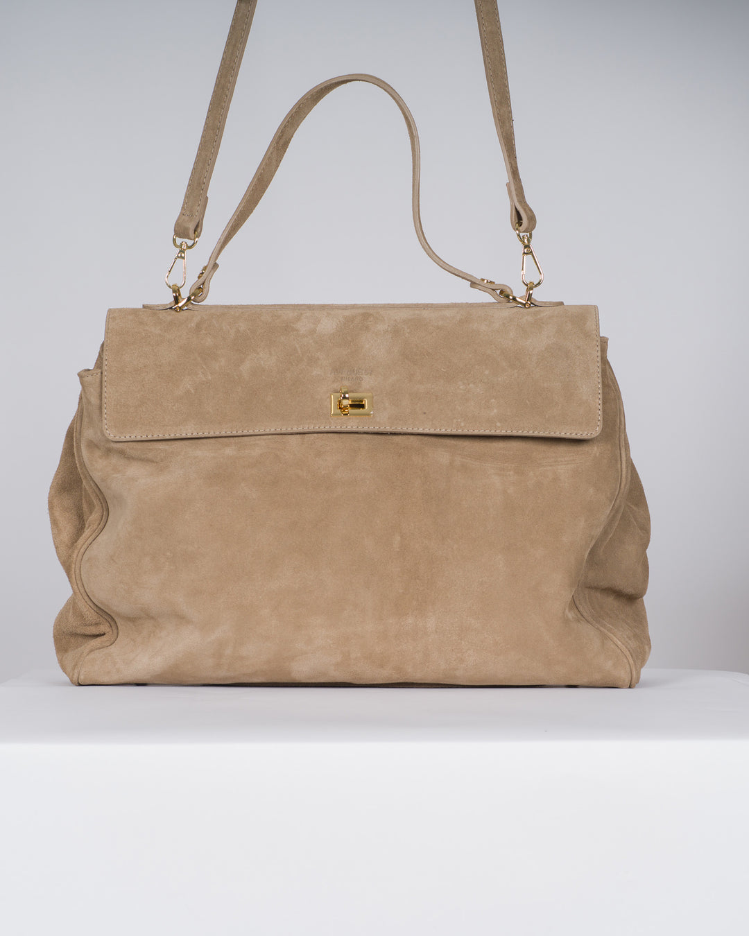 Borsa Full in pelle tortora 