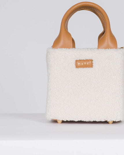 DATE CUBO BAG TEDDYBIANCO