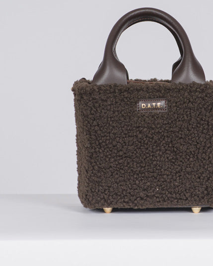 DATE CUBO BAG TEDDYMARRONE