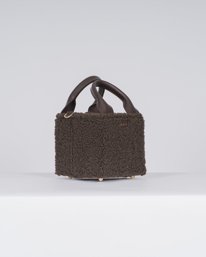 DATE CUBO BAG TEDDYMARRONE