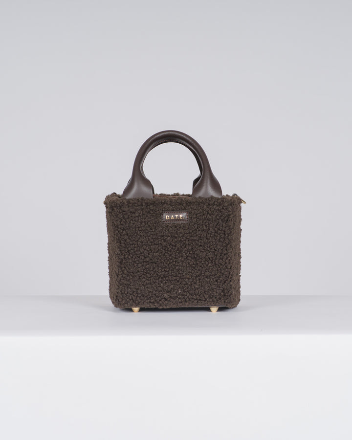 DATE CUBO BAG TEDDYMARRONE