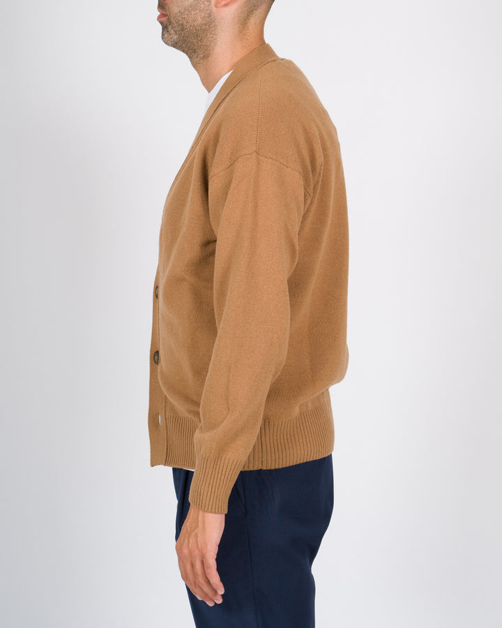 Cardigan con bottoni beige 