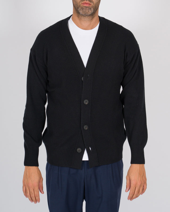 Cardigan con botton nero 