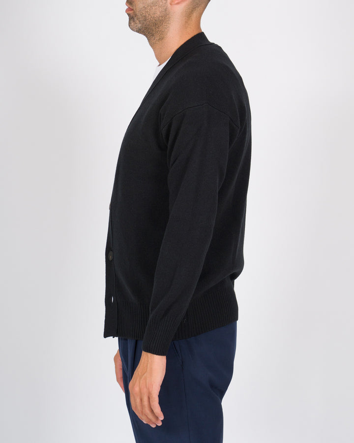 Cardigan con botton nero 