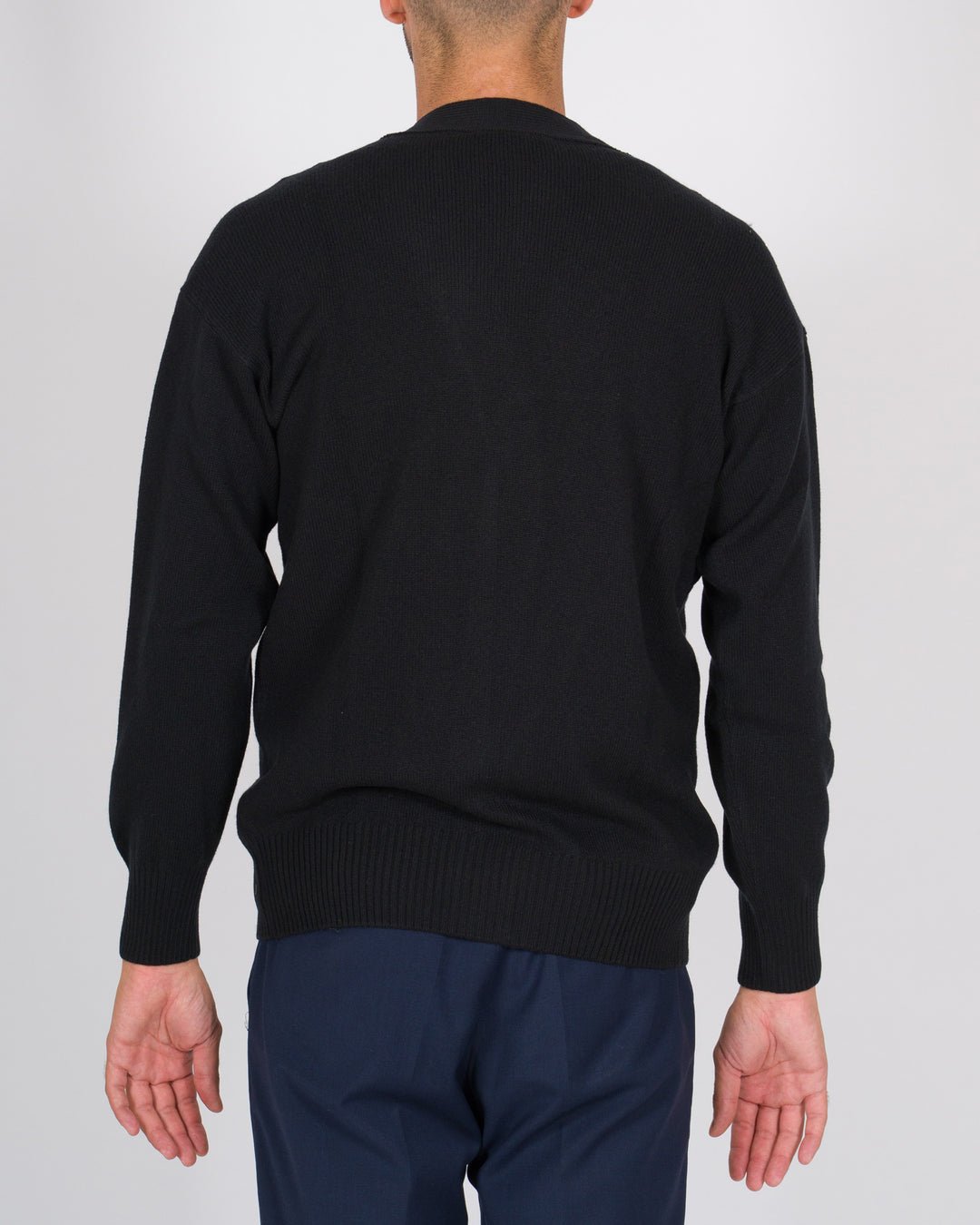 Cardigan con botton nero 