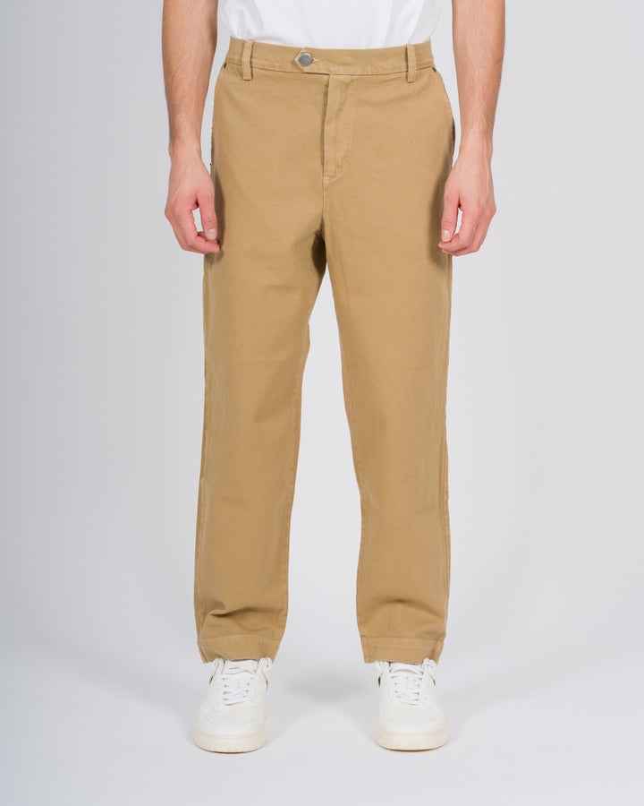 Pantalone worker con tasconi beige 