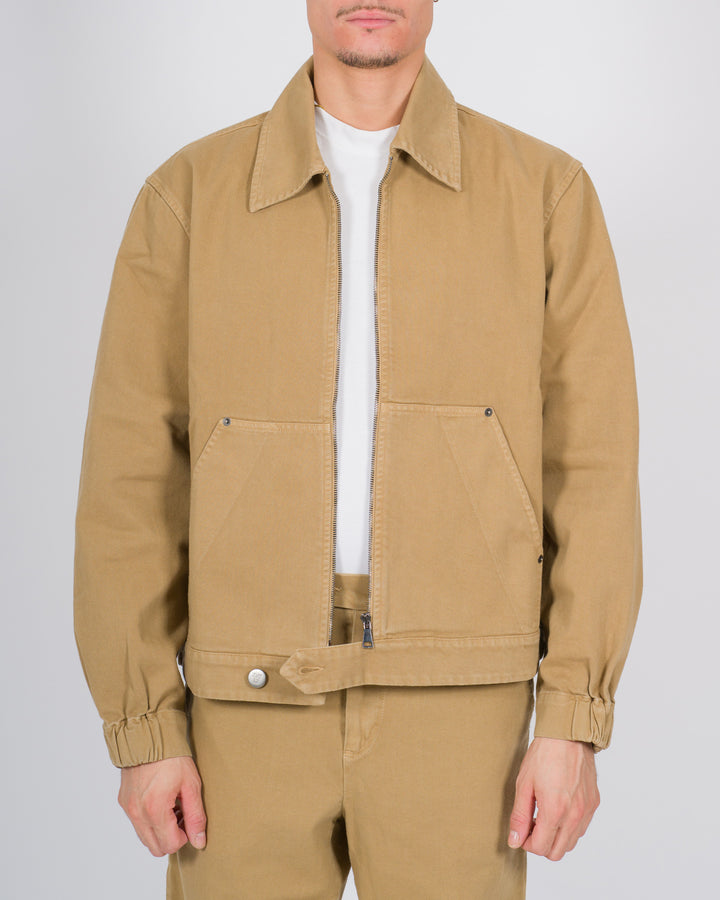 Giubbotto worker cotone beige 