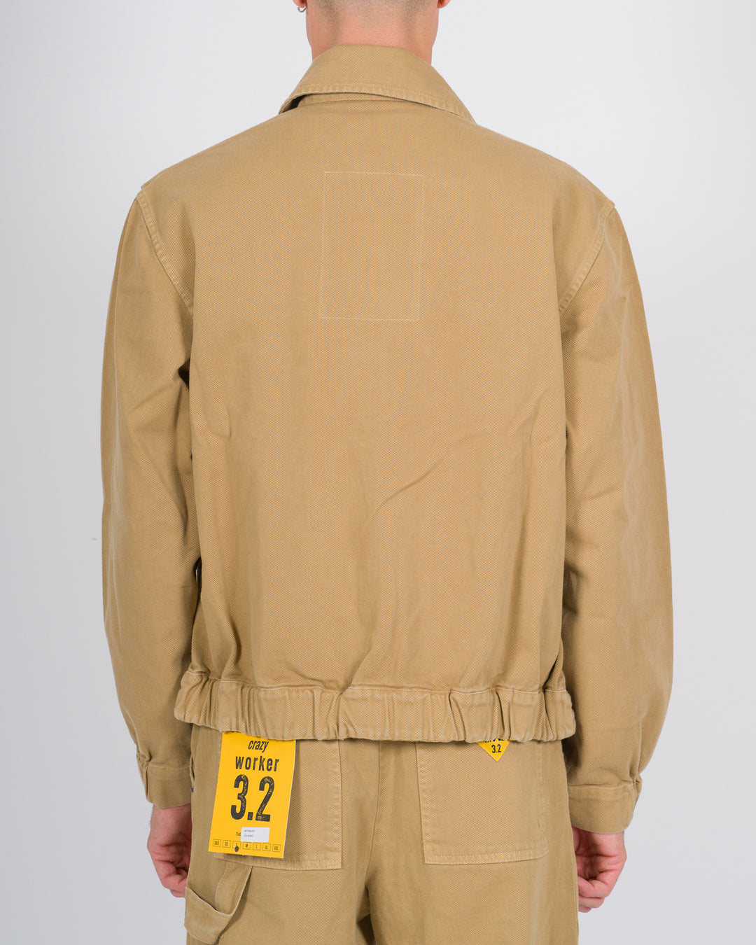 Giubbotto worker cotone beige 