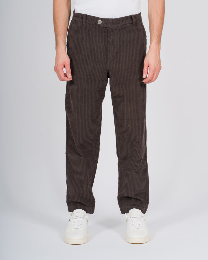 Pantaloni in velluto rocciatore marrone 