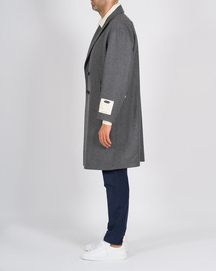 Cappotto over doppiopetto grigio 