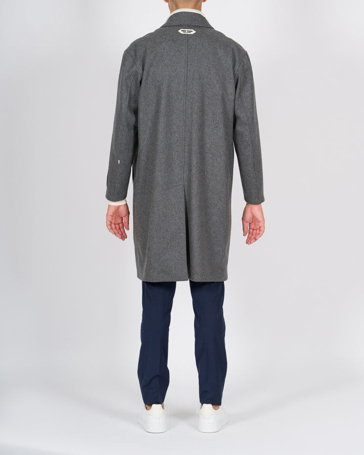 Cappotto over doppiopetto grigio 