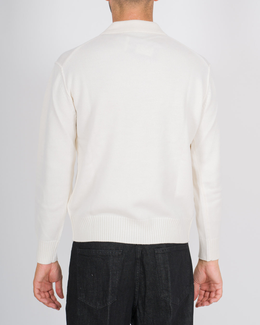 Polo Skipper a maniche lunghe latte 