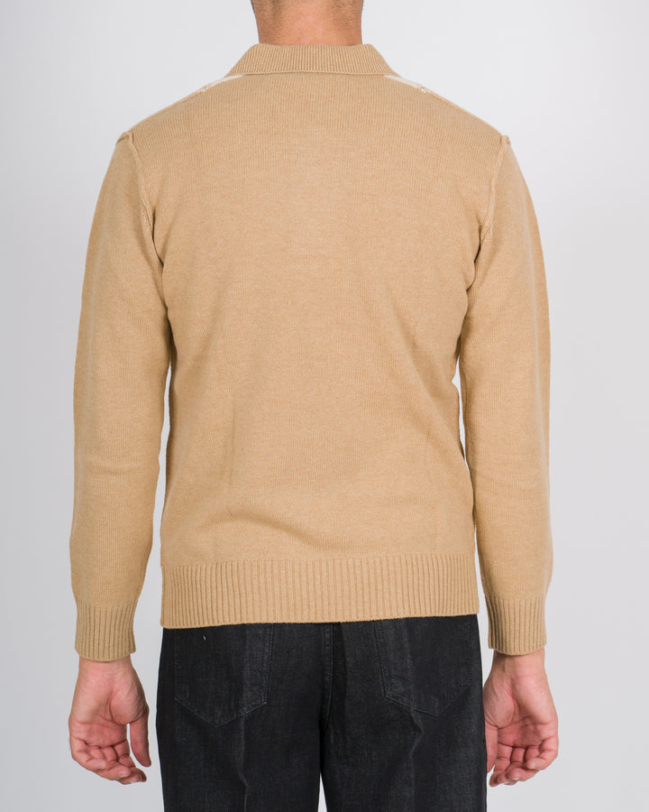 Polo rombi beige 