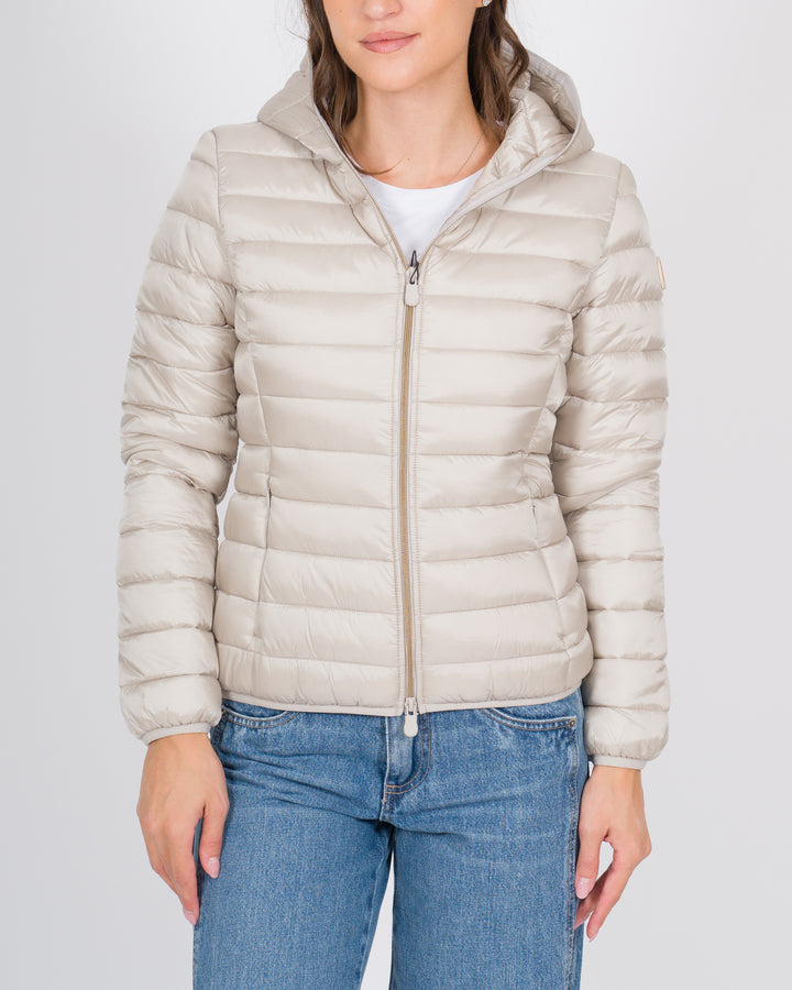 Piumino donna animal-free Alexis perla 