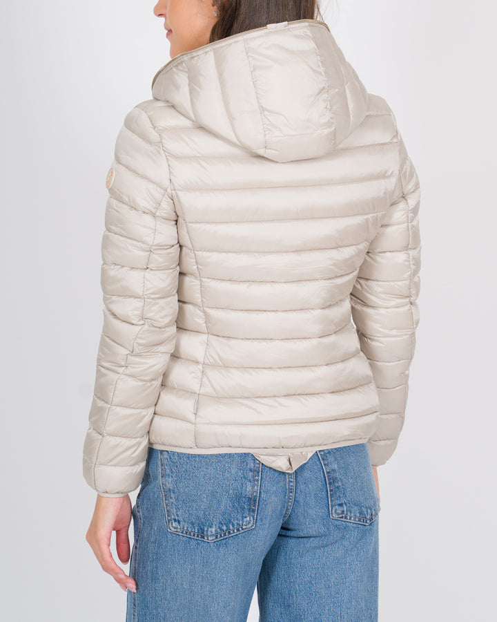 Piumino donna animal-free Alexis perla 