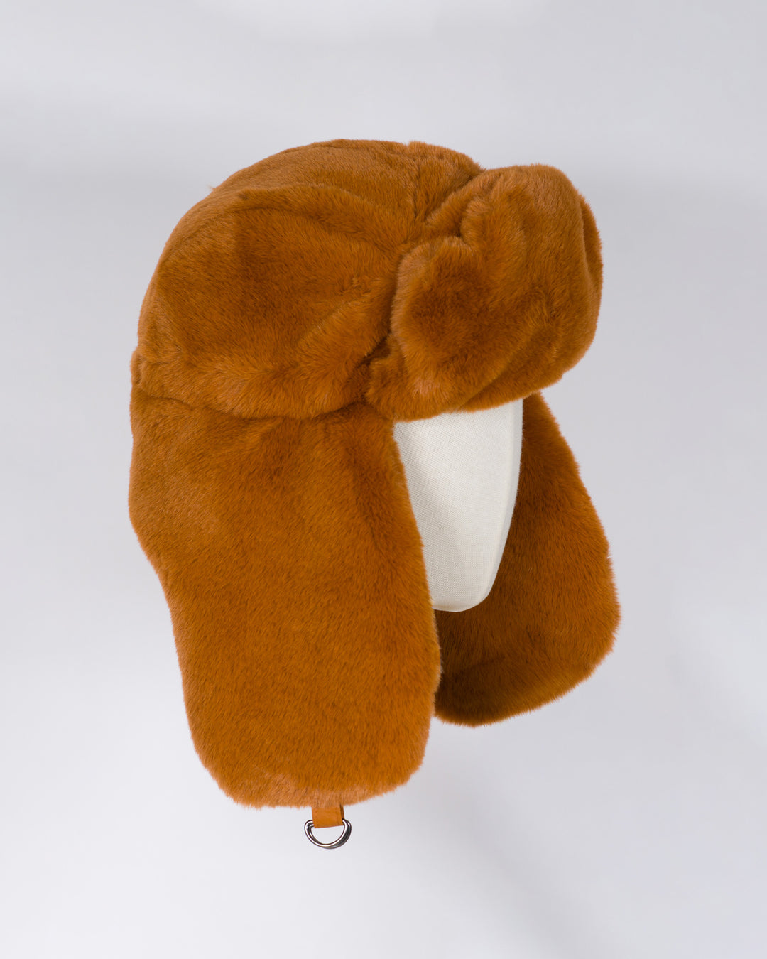 Cappello aviatore in pelliccia ruggine 