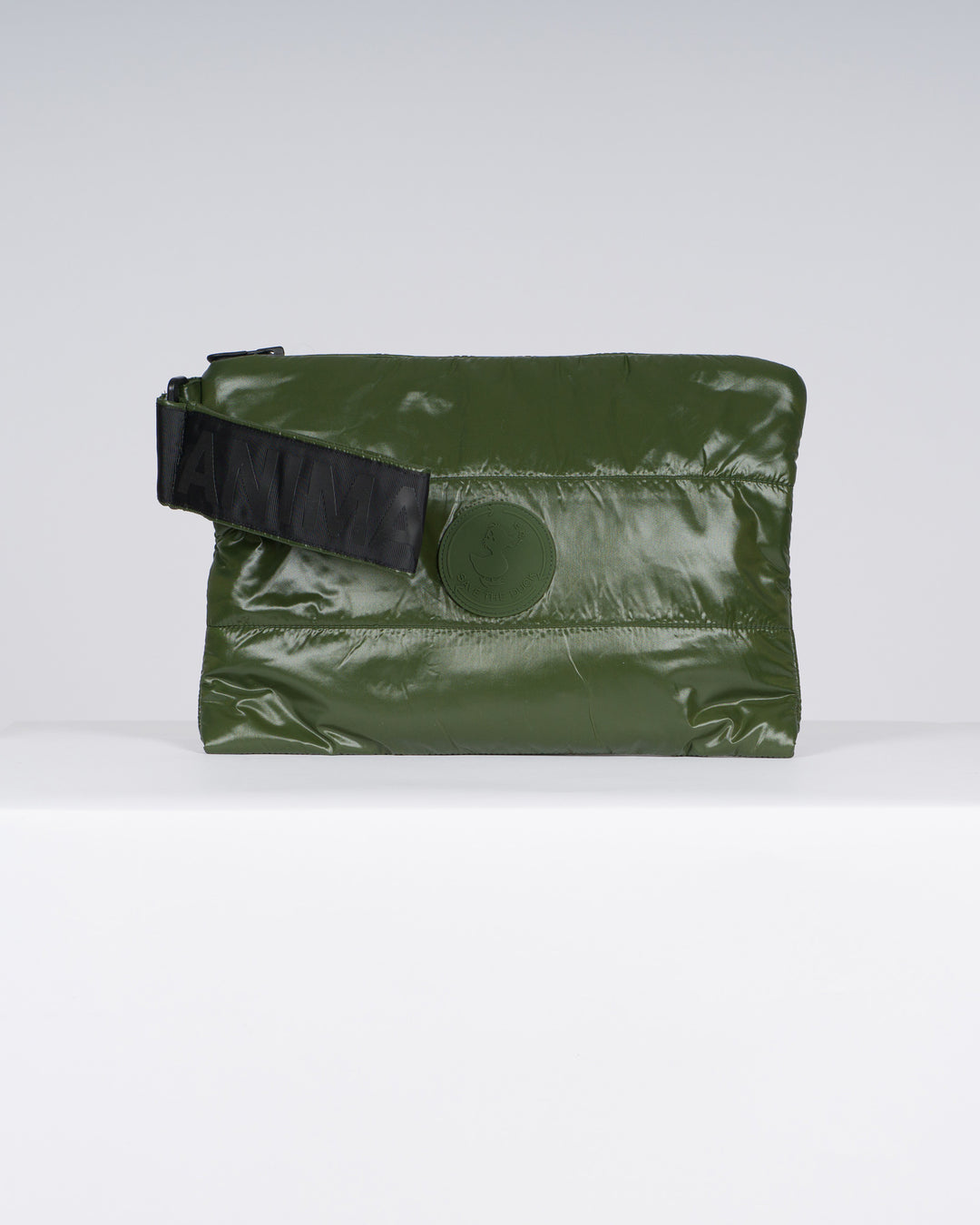 Pouch trapuntata Cocos verde 