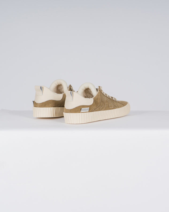 Wavy Suede Taupe 