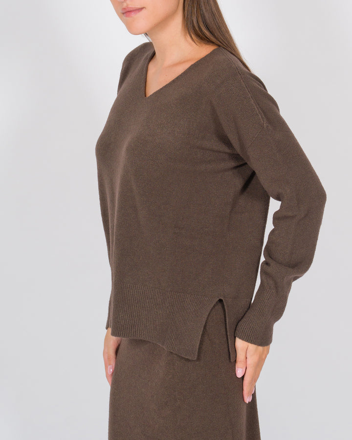 Maglia scollo a V caco 