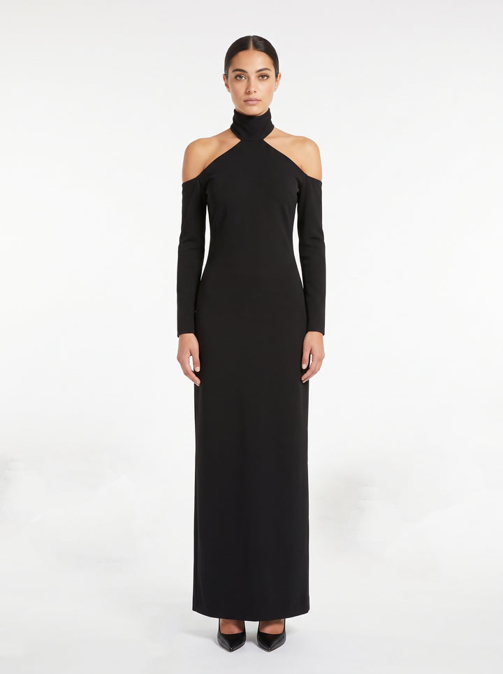 Abito  NERO con Scollo Halter 