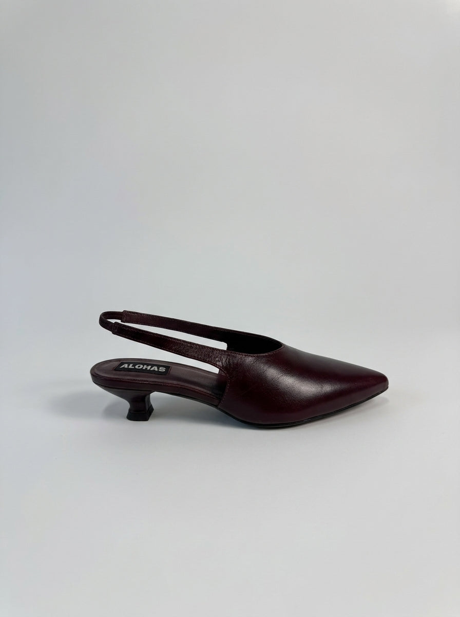 Décolleté  bordeaux 