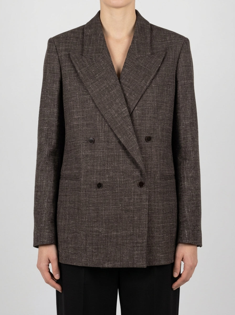 BLAZER DOPPIOPETO LANA MÉLANGE 