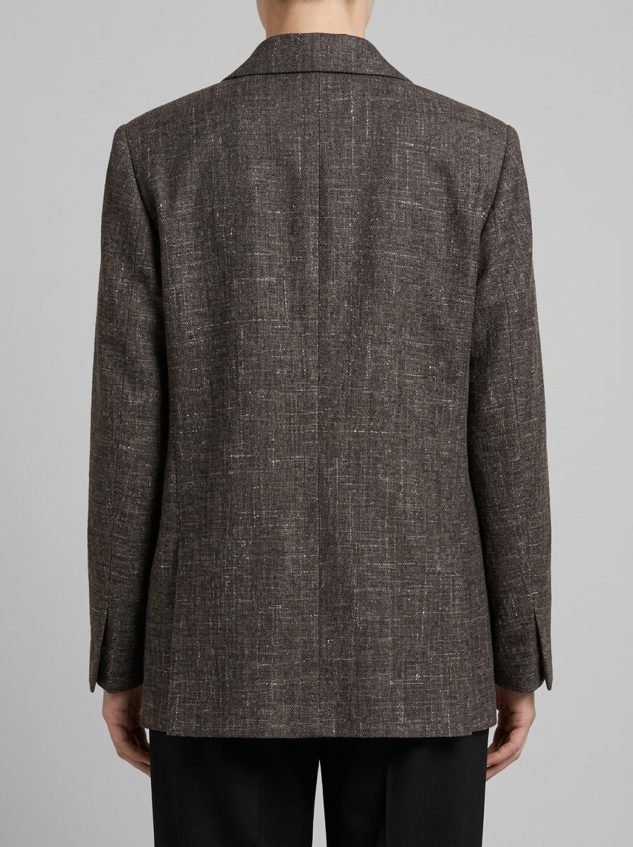 BLAZER DOPPIOPETO LANA MÉLANGE 