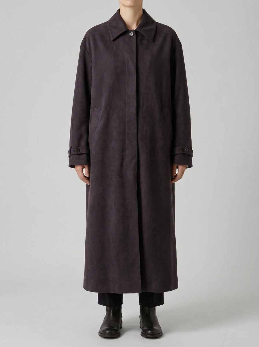Cappotto viola 