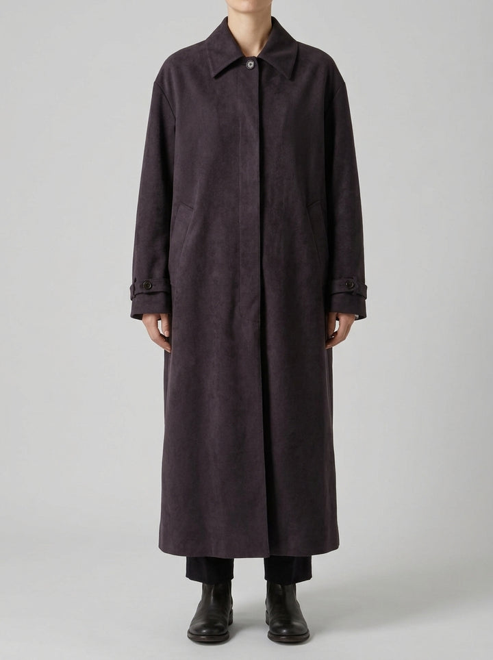 Cappotto viola 