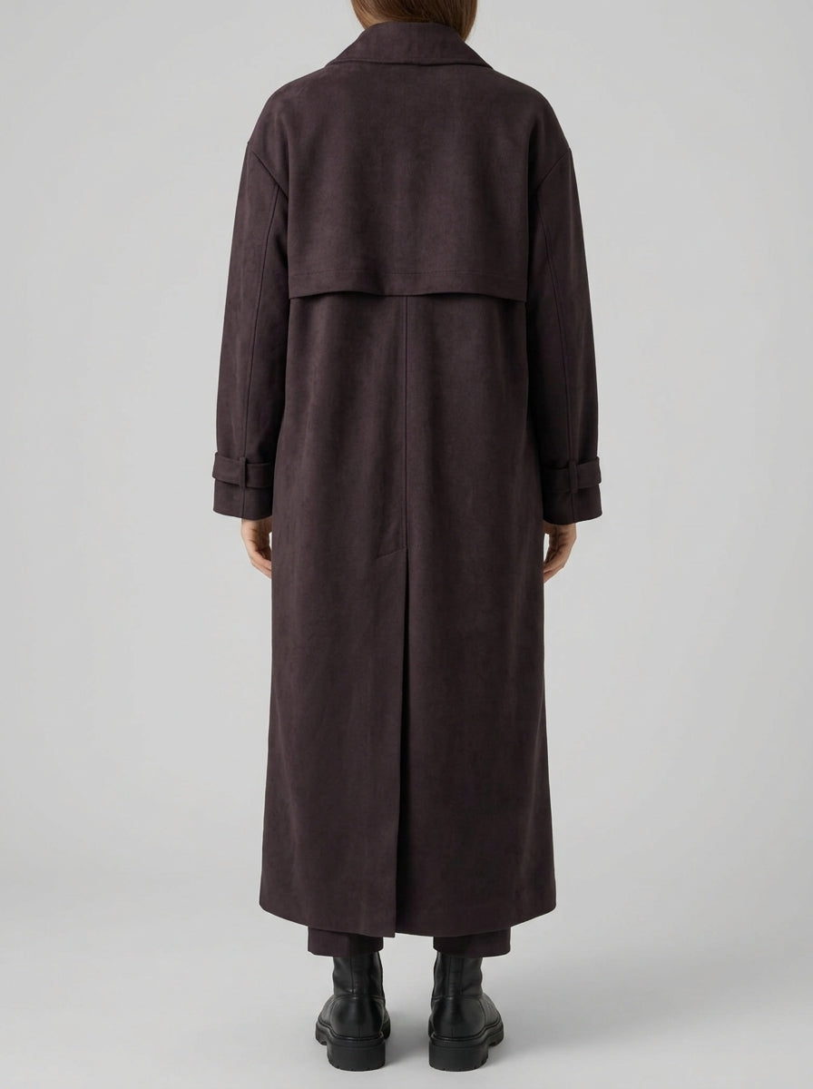 Cappotto viola 