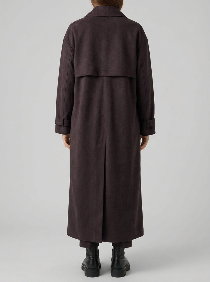 Cappotto viola 