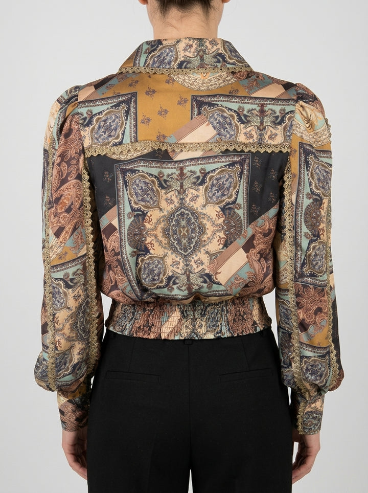 Camicia  Cropped Fantasia 