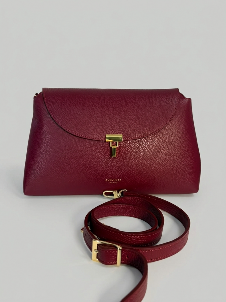 Evita pelle dollaro bordeaux 