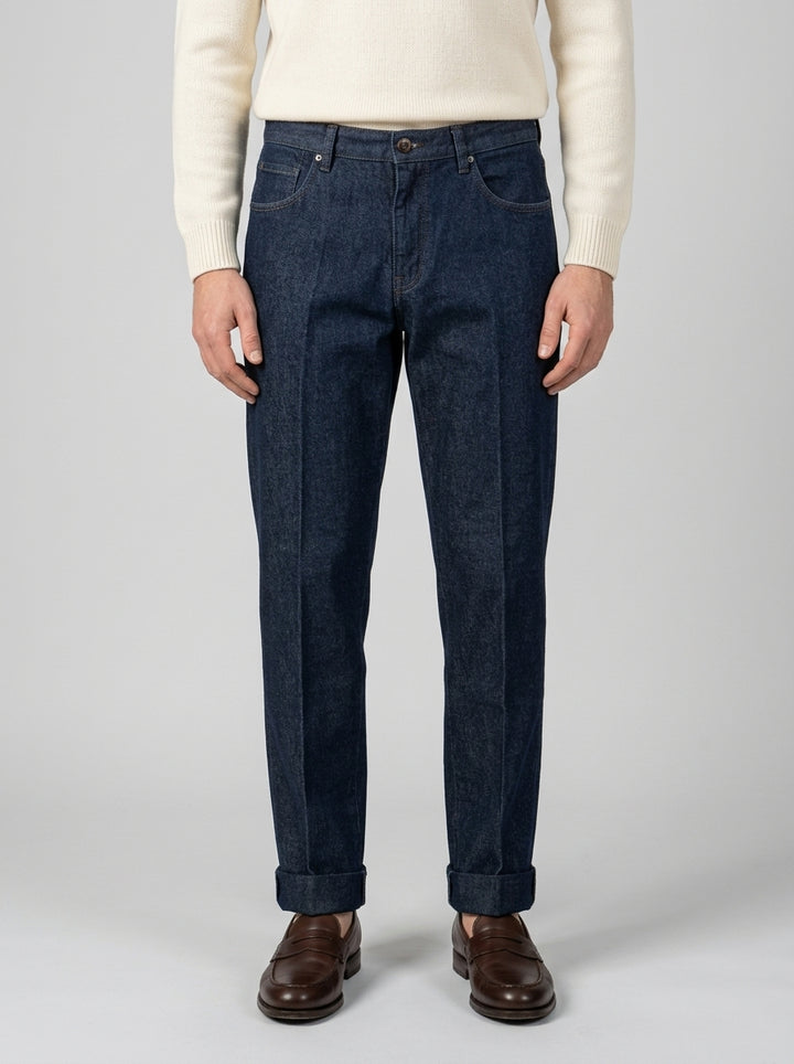 Jeans Chiaia - Lavaggio Zero con Risvolto 