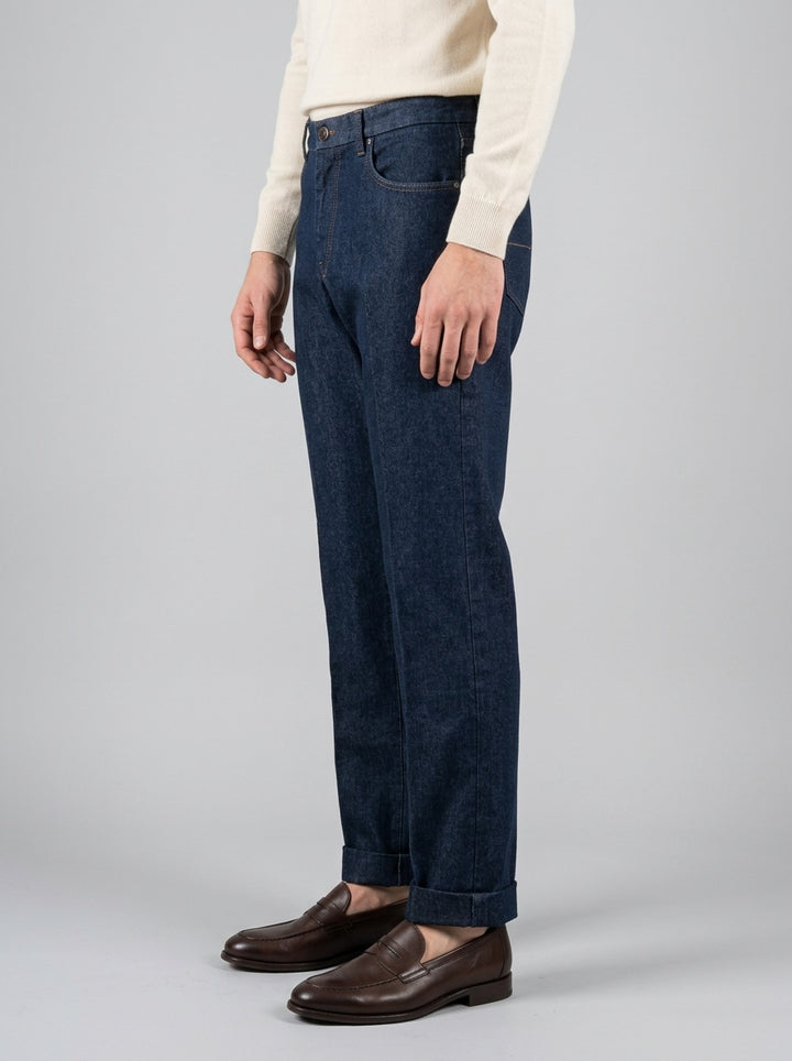 Jeans Chiaia - Lavaggio Zero con Risvolto 